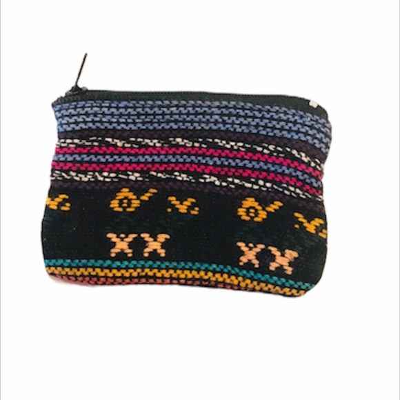 Coin Purse with Zipper Multi Color - Picture 2 of 4